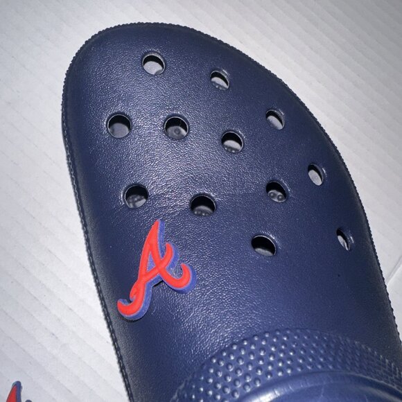 MLB Atlanta Braves Baseball Team For Crocs Shoe Charms Jibbitz - 2 Pieces - Picture 7 of 7